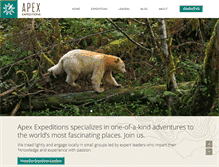 Tablet Screenshot of apex-expeditions.com